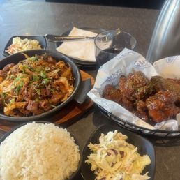 Pork and chicken Pork and chicken