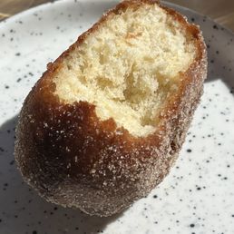 The cinnamon sugar donut was so pillowy. The cinnamon sugar donut was so pillowy.