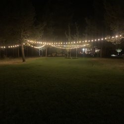 Illuminate Your Night - Our wedding set up in sunriver!