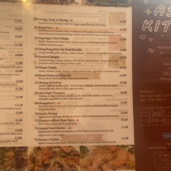 Asian Kitchen - Menu - Asian Fusion Near Me - Sarasota, Florida