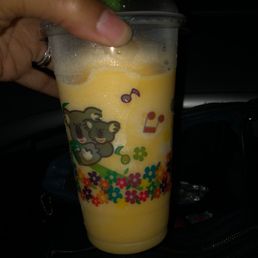 Horrible mango smoothie absolute trash! Looks better than it taste that's for sure!