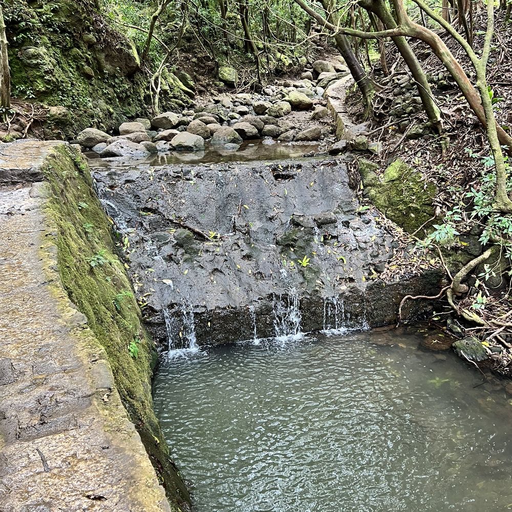 Lulumahu Falls - Small damn - Hiking Near Me - Honolulu, Hawaii