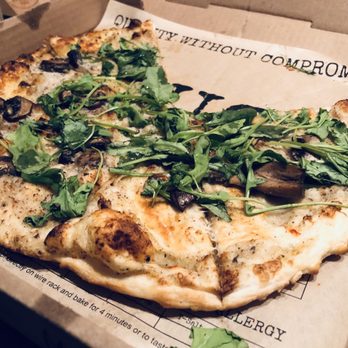 CRUST - Mushroom and truffle oil with arugula. - Pizza Near Me - Pittsfield, Massachusetts CRUST - Mushroom and truffle oil with arugula. - Pizza Near Me - Pittsfield, Massachusetts