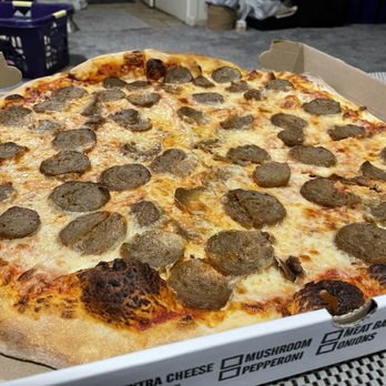 Franco's Pizza & Pasta - Large meatball pizza - Pizza Near Me - Newtown, Connecticut Franco's Pizza & Pasta - Large meatball pizza - Pizza Near Me - Newtown, Connecticut