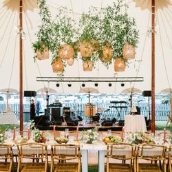 Luna Moss - wedding hanging installation
