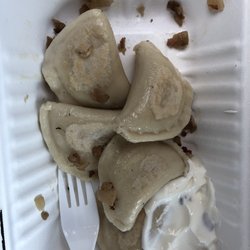 OMG Perogies - Classic potato & cheese perogies with the works.