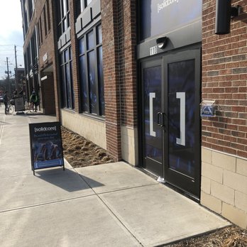 Solidcore - Broad Ripple - Door to the lobby - Pilates Near Me - Indianapolis, Indiana