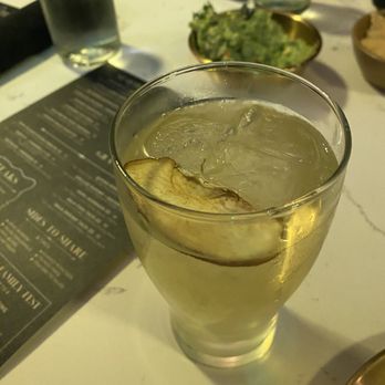 Grandson Steaks - Apple rosemary agua fresca, soooo good! - Steakhouses Near Me - San Diego, California