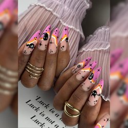 Orchid nails