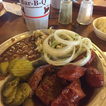 Bill Miller BBQ - Ranchers plates - 2 meats/3 sides/Sweet tea - Barbeque Near Me - Seguin, Texas Bill Miller BBQ - Ranchers plates - 2 meats/3 sides/Sweet tea - Barbeque Near Me - Seguin, Texas