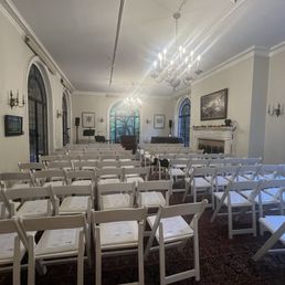 Room set-up for board meeting event inside the Van Vleck House 10.03.2025 Room set-up for board meeting event inside the Van Vleck House 10.03.2025
