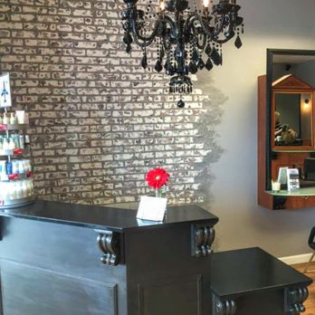 Salon Bella - Love the enterance into the salon. Who doesn't love a chandelier? - Hair Salons Near Me - Wakefield, Rhode Island