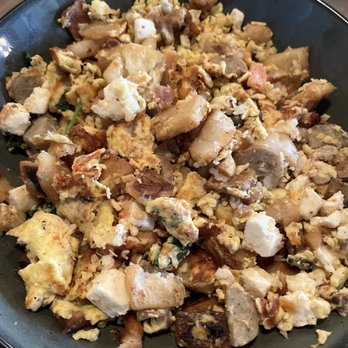 The Local - Power Bowl with feta, chicken sausage & spinach. - Waffles Near Me - Baroda, Michigan The Local - Power Bowl with feta, chicken sausage & spinach. - Waffles Near Me - Baroda, Michigan