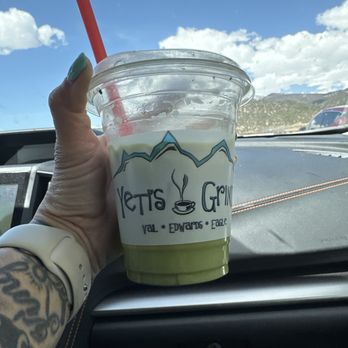 Yeti's Grind - Matcha latte lavendar honey - Coffee & Tea Near Me - Eagle, Colorado Yeti's Grind - Matcha latte lavendar honey - Coffee & Tea Near Me - Eagle, Colorado