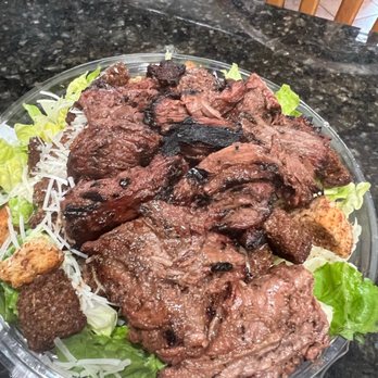 Dom's Sausage - Caesar Salad with steak tip - Meat Shops Near Me - Malden, Massachusetts