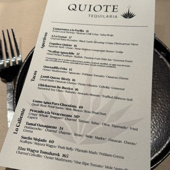 Quiote Tequilaria - New Mexican Cuisine Near Me - Tampa, Florida