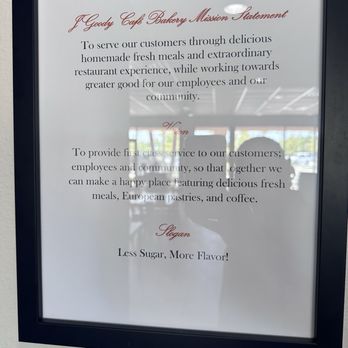 JGoody Cafe Bakery - Mission statement - Bakeries Near Me - Oldsmar, Florida