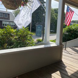 The front porch.