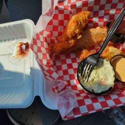 F & N Goode Chick'n Tenders - Chicken Tenders (Grilled & Fried), Cole Slaw
