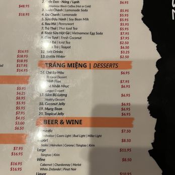 Viet Noodle Bar - Menu - Vietnamese Near Me - Las Vegas, Nevada