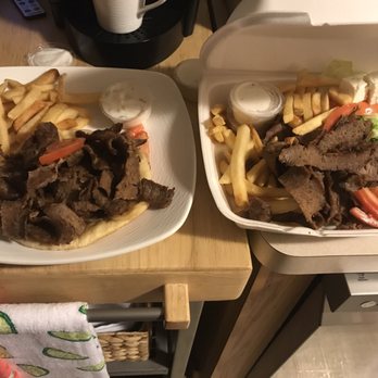 Golden Gyros - This is ONE gyro meal (without onions)...it is a huge portion that easily makes 2-3 meals - Greek Near Me - West Allis, Wisconsin