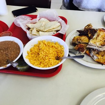 El Pollo Fino - Chicken entero with rice and beans. - Mexican Near Me - Placentia, California