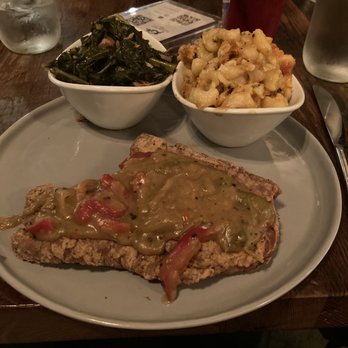 Kin Southern Table + Bar - Smothered pork chop- collared greens- Mac n cheese. Red kool aid - Soul Food Near Me - Providence, Rhode Island