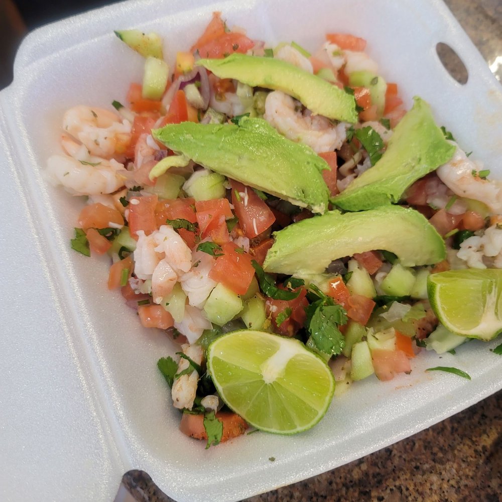They are not greedy with the shrimp at all.