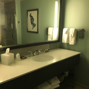 Wyndham Grand Jupiter at Harbourside Place - Suite: full bathroom - Hotels Near Me - Jupiter, Florida