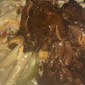 D’Garden Caribbean Bar & Grill - Run road pasta with oxtail - Caribbean Near Me - Brooklyn, New York