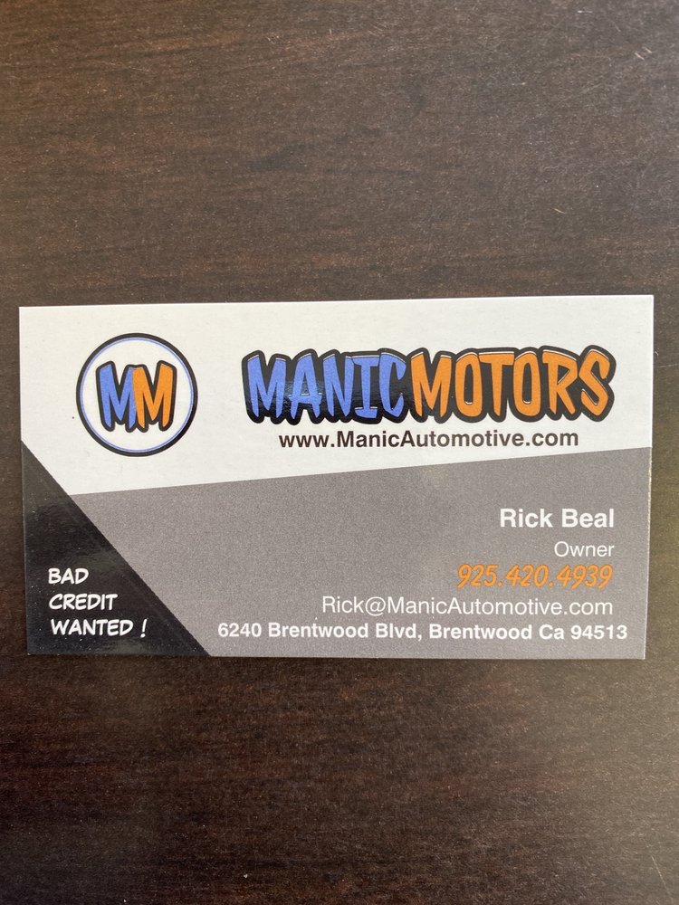 MANIC MOTORS 37 Photos & 16 Reviews 6240 Brentwood Blvd, Brentwood