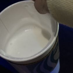 Starbucks - This is supposed to be a cinnamon dolce latte and got milk only with out the coffee