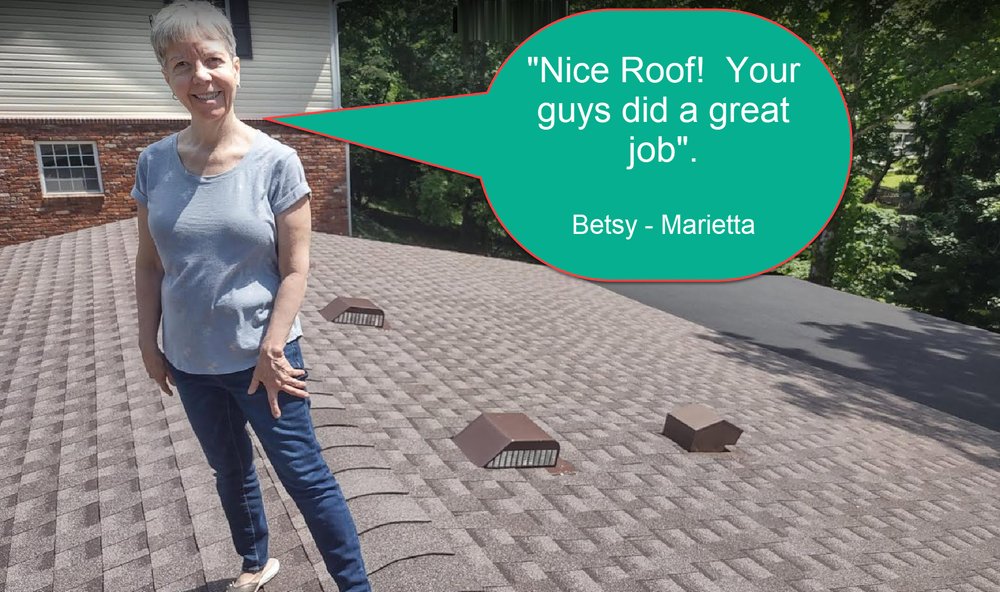 Slide of Finley's Roofing