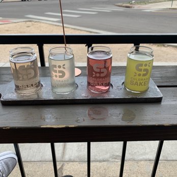 Colorado Sake - Same flight - Breweries Near Me - Denver, Colorado