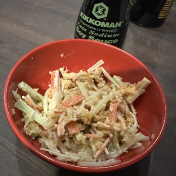 Jerry-San's Sushi Bar - Spicy Kani Salad - Sushi Bars Near Me - Branford, Connecticut