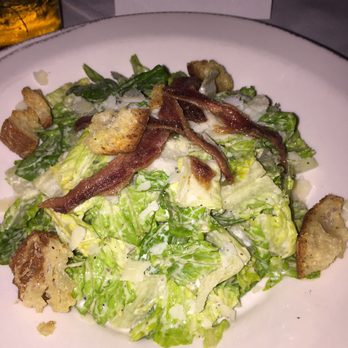 Carmine's - Caesar salad with anchovies. The dressing is a little heavy but great flavor! - Italian Near Me - Bellevue, Washington