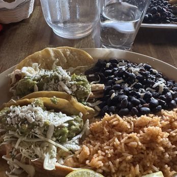 Quecho Elevated Mexican Eatery - Mahi mahi tacos with black beans - Mexican Near Me - Julian, California