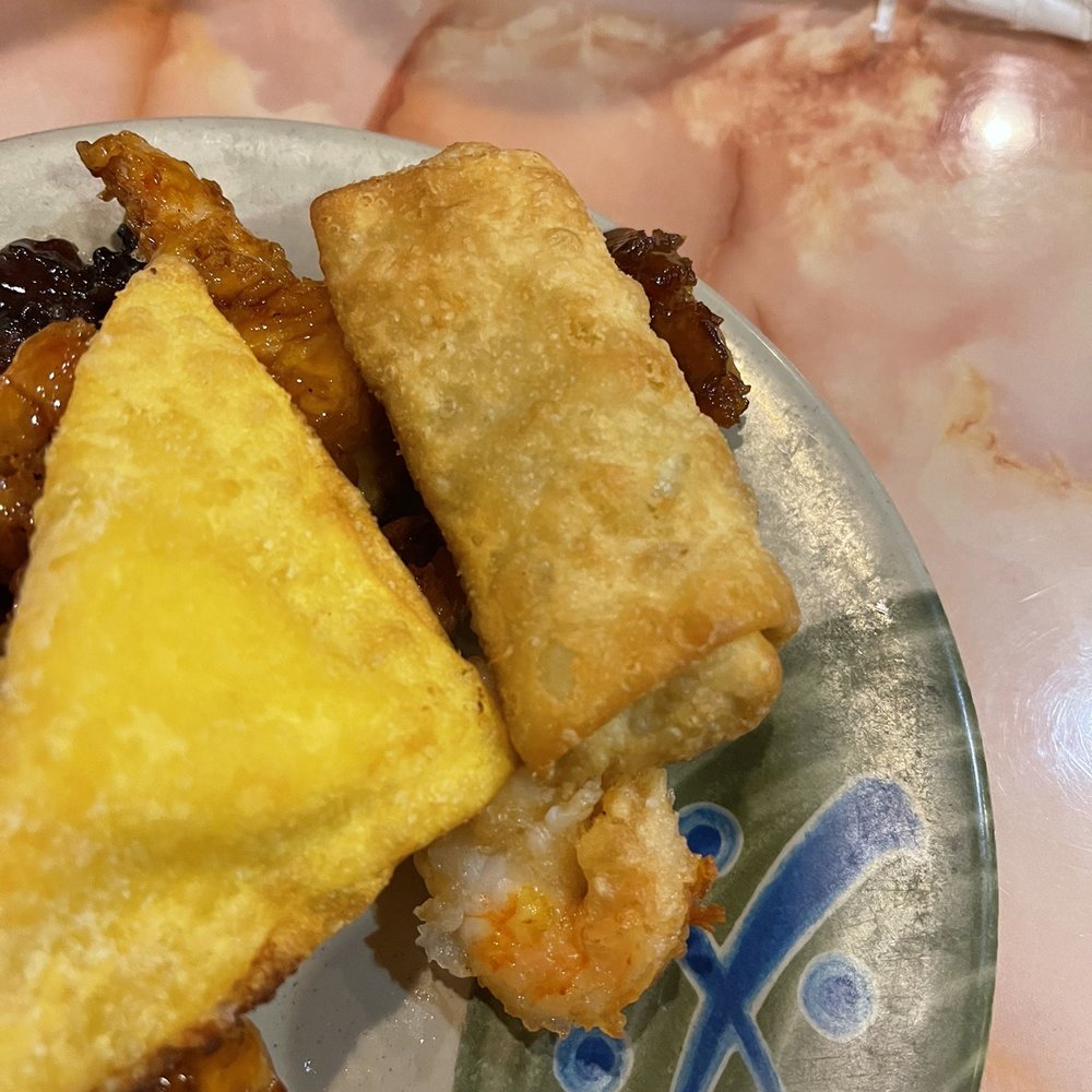 Hibachi Buffet - Eggroll, just packed with veggies, my least favorite item. - Buffets Near Me - Sterling Heights, Michigan Hibachi Buffet - Eggroll, just packed with veggies, my least favorite item. - Buffets Near Me - Sterling Heights, Michigan
