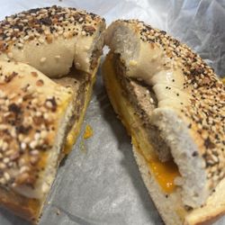 Shmagel’s Bagels - Vegan bagel sandwich