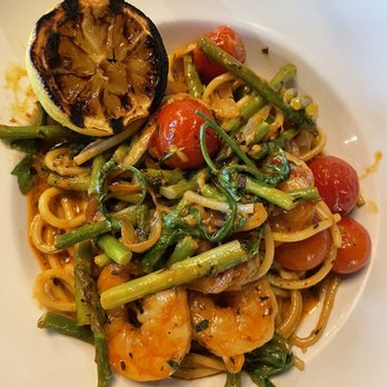 Cadence Kitchen - Shrimp Bucatini - American Near Me - Downers Grove, Illinois Cadence Kitchen - Shrimp Bucatini - American Near Me - Downers Grove, Illinois