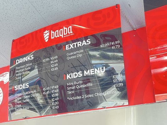 Menu photo 1 Baqba Mexican Grill Montclair, CA Menu photo 1 Baqba Mexican Grill Montclair, CA