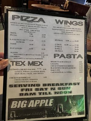 Menu photo 5 Big Apple Cafe Fort Worth, TX