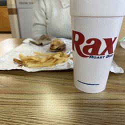 Rax - The original roast beef sandwich and fries