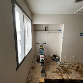 Pinnacle Restoration - Removing engineered glued down wood floors. - Damage Restoration Near Me - Las Vegas, Nevada Pinnacle Restoration - Removing engineered glued down wood floors. - Damage Restoration Near Me - Las Vegas, Nevada