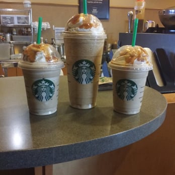 Starbucks - Venti Caramel Frappuccino with double shot of espresso and two tall Caramel Frappuccinos.... Yummmmo - Coffee & Tea Near Me - Calumet City, Illinois Starbucks - Venti Caramel Frappuccino with double shot of espresso and two tall Caramel Frappuccinos.... Yummmmo - Coffee & Tea Near Me - Calumet City, Illinois