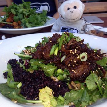 Bounty Kitchen - Queen Anne - Monkey do: Forbidden Braised Beef Bowl - Salad Near Me - Seattle, Washington Bounty Kitchen - Queen Anne - Monkey do: Forbidden Braised Beef Bowl - Salad Near Me - Seattle, Washington