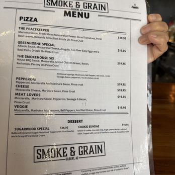 Smoke & Grain - menu - Burgers Near Me - Gilbert, Arizona