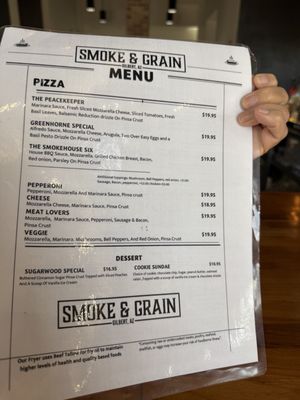 Menu photo 8 Smoke & Grain Gilbert, AZ