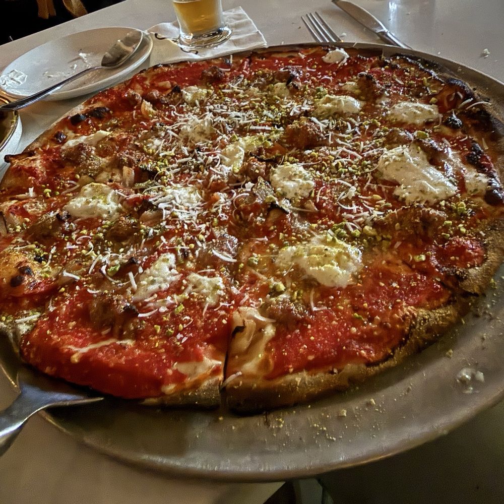 Maple Calabrian Sausage pizza