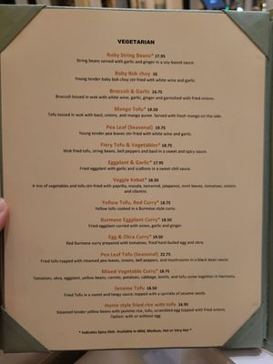 Menu photo 4 Rangoon Ruby San Carlos, CA